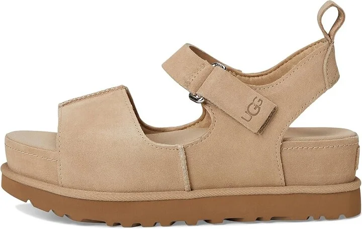 UGG Goldenstar Hi Women's Sandals Sand : 6 B - Medium, Suede - Image 6