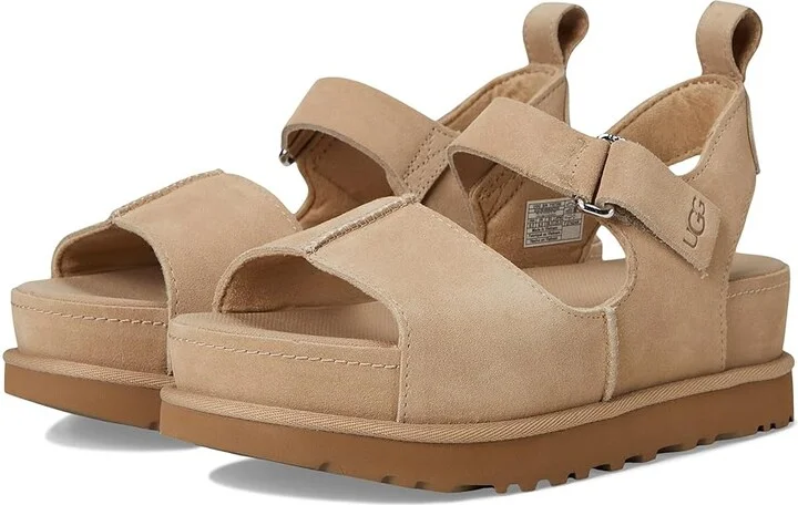 UGG Goldenstar Hi Women's Sandals Sand : 6 B - Medium, Suede