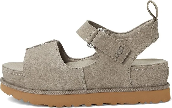 UGG Goldenstar Hi Women's Sandals Smoke Plume : 11 B - Medium, Suede - Image 6