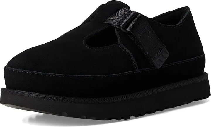 UGG Goldenstar Mary Jane Women's Shoes Black : 6.5 B - Medium, Suede - Image 5
