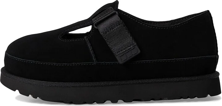 UGG Goldenstar Mary Jane Women's Shoes Black : 6.5 B - Medium, Suede - Image 6