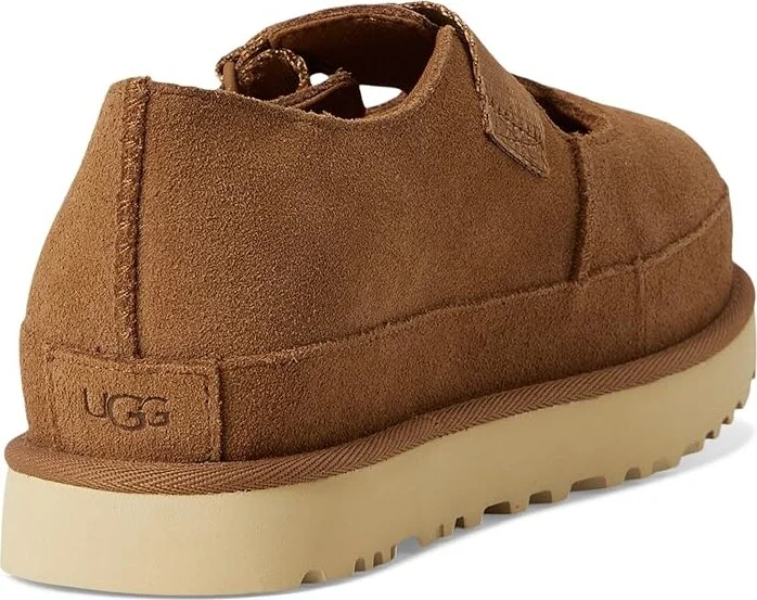 UGG Goldenstar Mary Jane Women's Shoes Chestnut : 6.5 B - Medium, Suede - Image 4