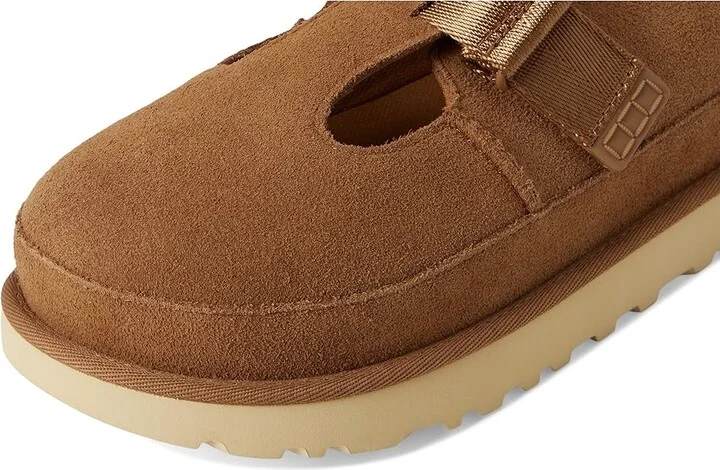 UGG Goldenstar Mary Jane Women's Shoes Chestnut : 6.5 B - Medium, Suede - Image 7