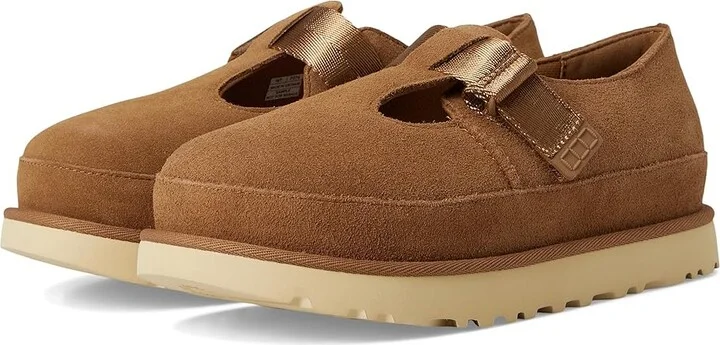 UGG Goldenstar Mary Jane Women's Shoes Chestnut : 6.5 B - Medium, Suede