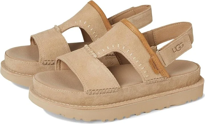 UGG Goldenstar Regenerate Women's Sandals Sand : 8.5 B - Medium, Suede