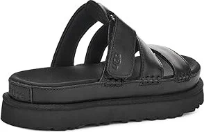 UGG Goldenstar Slide Women's Shoes Black : 8 B - Medium, Leather - Image 4
