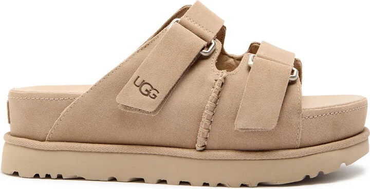 Ugg Goldenstar Suede Flatform Sliders