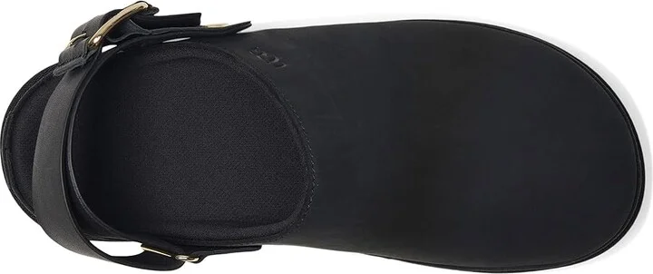 UGG Goldenstar Villa Clogs Women's Shoes Black : 7 B - Medium, Leather/Nubuck - Image 2