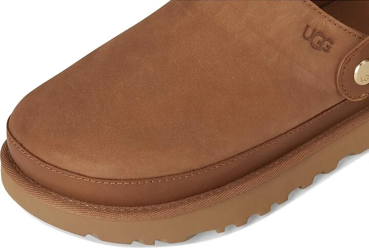 UGG Goldenstar Villa Clogs Women's Shoes Chestnut : 8.5 B - Medium, Leather/Nubuck - Image 7