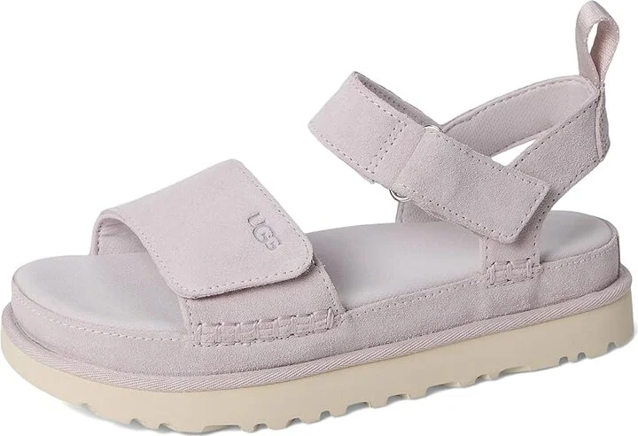 UGG Goldenstar Women's Shoes Bay Fog : 6.5 B - Medium, Suede - Image 5