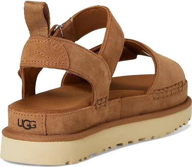 UGG Goldenstar Women's Shoes Chestnut : 8.5 B - Medium, Suede - Image 4