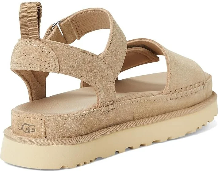 UGG Goldenstar Women's Shoes Sand : 8.5 B - Medium, Suede - Image 4