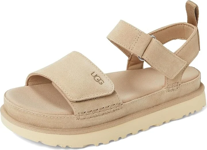 UGG Goldenstar Women's Shoes Sand : 8.5 B - Medium, Suede - Image 5