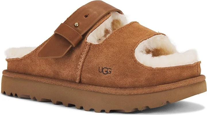 UGG Greenport Strap Slide in Brown - Image 2