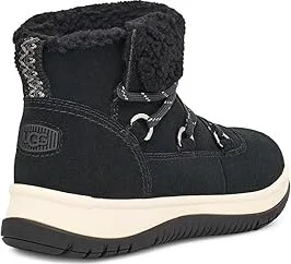UGG Lakesider Heritage Lace Women's Boots Black : 5 B - Medium, Rubber/Suede - Image 4