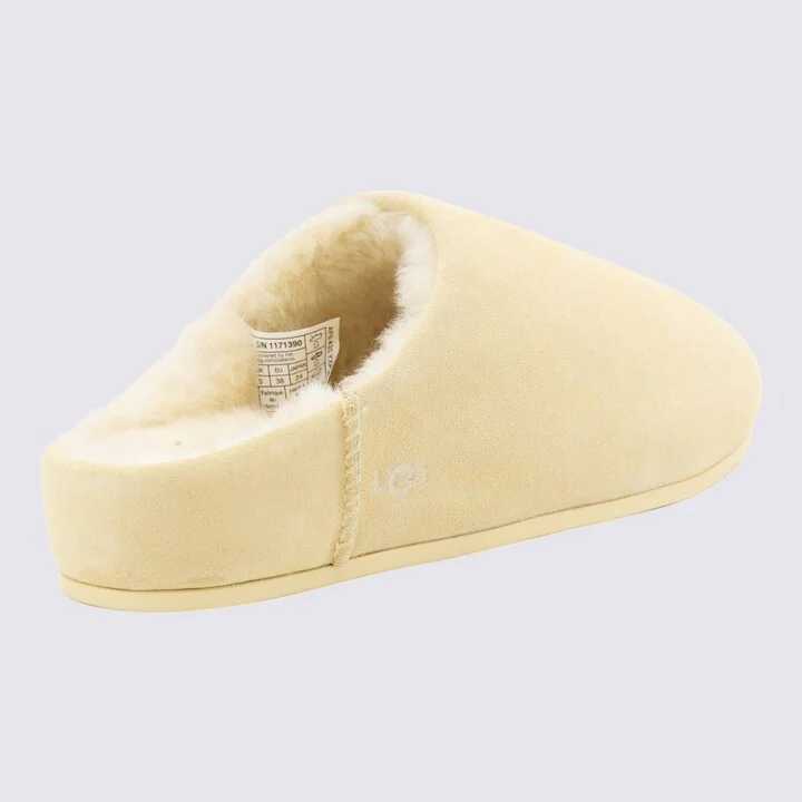 UGG Light Beige Elea Slip On Flats - Image 3
