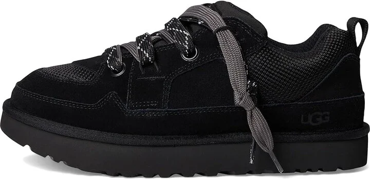 UGG Lo Lowmel Men's Lace-up Boots Black : 11 D - Medium, Canvas - Image 6
