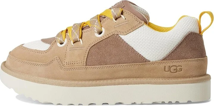 UGG Lo Lowmel Men's Lace-up Boots Mustard Seed/Summer Wheat : 9 D - Medium, Canvas - Image 6