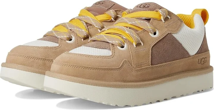 UGG Lo Lowmel Men's Lace-up Boots Mustard Seed/Summer Wheat : 9 D - Medium, Canvas