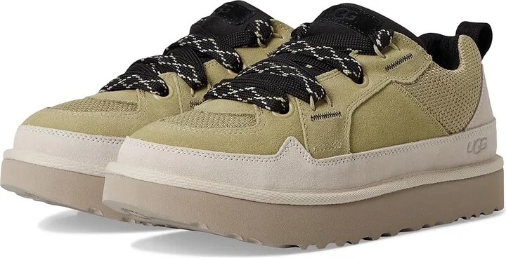 UGG Lo Lowmel Men's Lace-up Boots Muted Brass/Putty : 13 D - Medium, Canvas