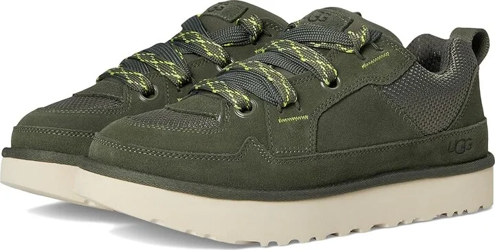 UGG Lo Lowmel Men's Lace-up Boots Woodland Green : 12 D - Medium, Canvas