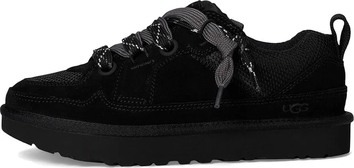 UGG Lo Lowmel Women's Shoes Black : 5 B - Medium, Canvas/Suede - Image 6