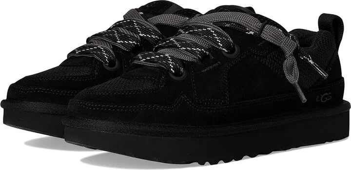 UGG Lo Lowmel Women's Shoes Black : 5 B - Medium, Canvas/Suede