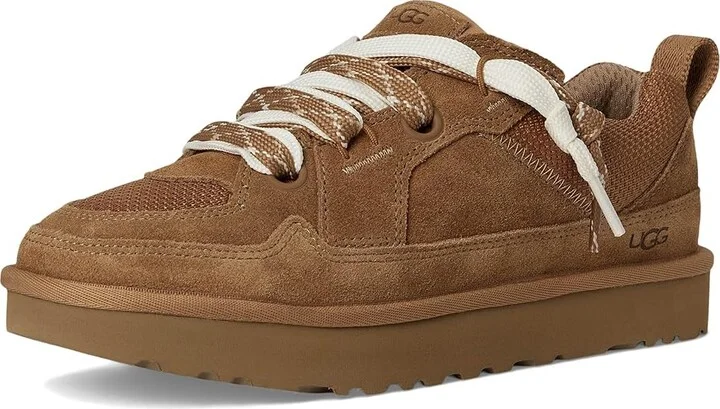 UGG Lo Lowmel Women's Shoes Chestnut : 5 B - Medium, Canvas/Suede - Image 5