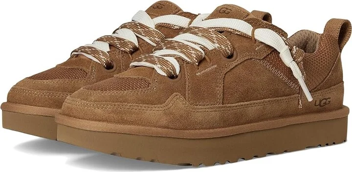UGG Lo Lowmel Women's Shoes Chestnut : 5 B - Medium, Canvas/Suede