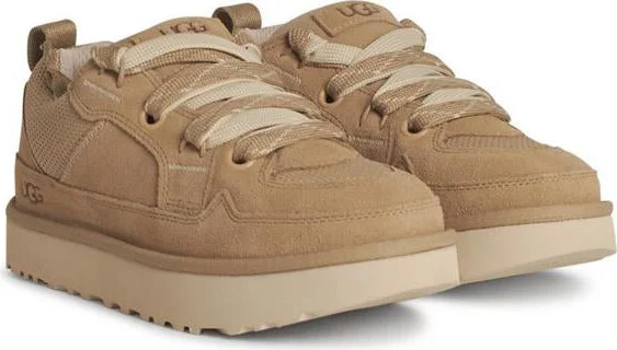 UGG 'Lowmel' Beige Suede Sneakers - Image 2