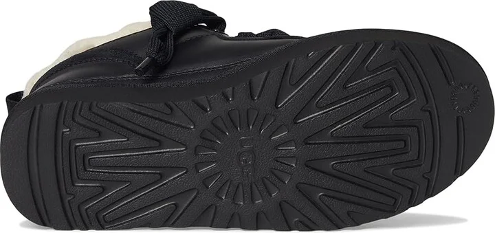 UGG Lowmel Leather Women's Shoes Black : 6 B - Medium - Image 3
