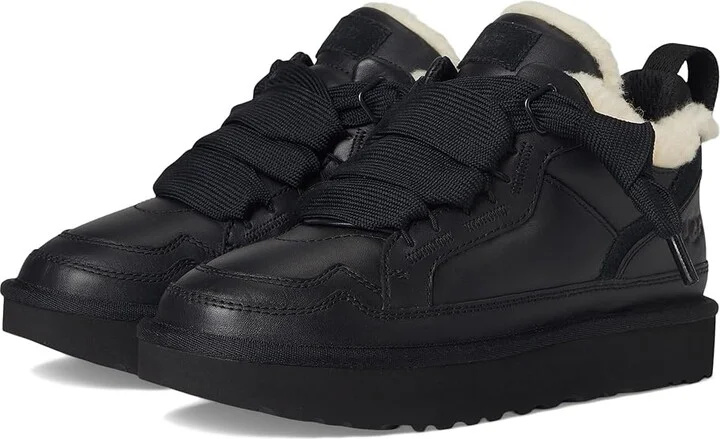 UGG Lowmel Leather Women's Shoes Black : 6 B - Medium