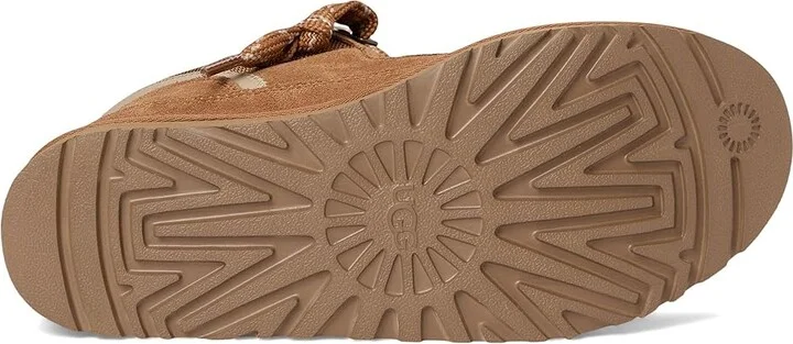 UGG Lowmel Men's Lace-up Boots Chestnut : 8 D - Medium, Suede/Textile - Image 3