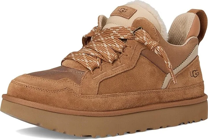UGG Lowmel Men's Lace-up Boots Chestnut : 8 D - Medium, Suede/Textile - Image 5