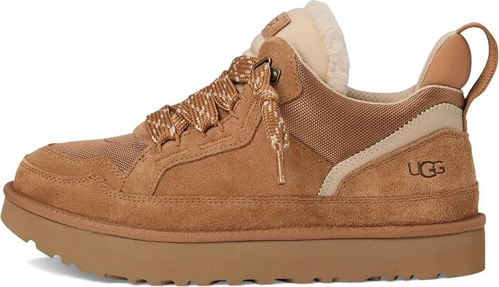 UGG Lowmel Men's Lace-up Boots Chestnut : 8 D - Medium, Suede/Textile - Image 6
