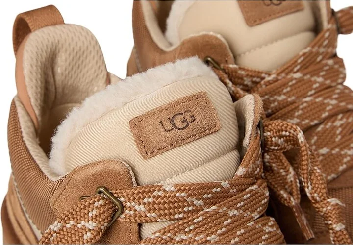 UGG Lowmel Men's Lace-up Boots Chestnut : 8 D - Medium, Suede/Textile - Image 7