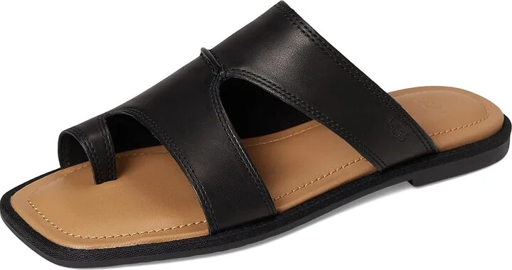 UGG Matira Women's Sandals Black : 9.5 B - Medium, Leather - Image 5