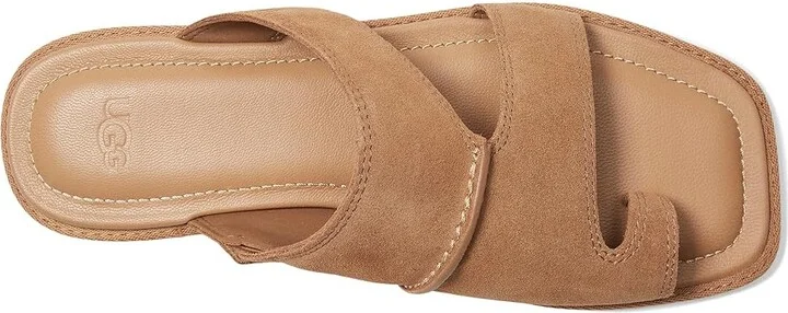 UGG Matira Women's Sandals Chestnut : 5.5 B - Medium, Leather/Suede - Image 2