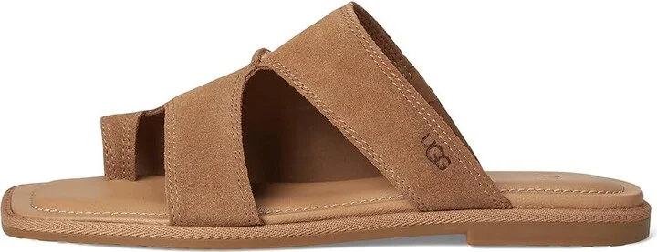 UGG Matira Women's Sandals Chestnut : 5.5 B - Medium, Leather/Suede - Image 6