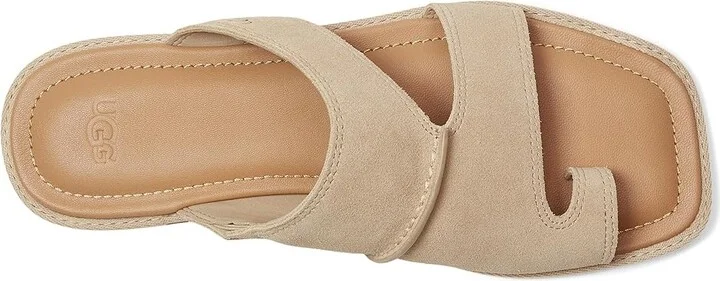 UGG Matira Women's Sandals Mustard Seed : 9 B - Medium, Leather/Suede - Image 2