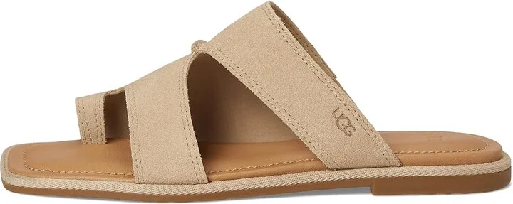 UGG Matira Women's Sandals Mustard Seed : 9 B - Medium, Leather/Suede - Image 6