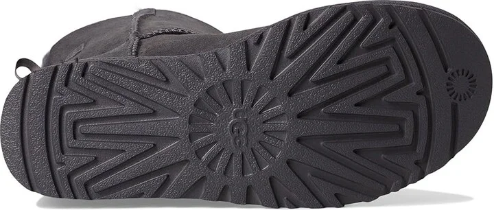UGG Mini Bailey Bow II Women's Boots Obsidian : 7 B - Medium, Suede - Image 3