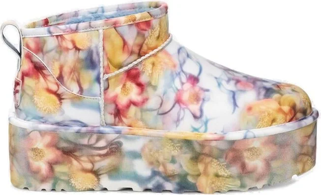 UGG Mini Platform Floral Boots