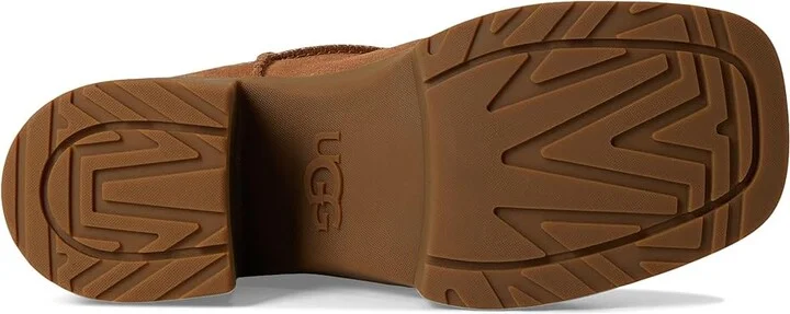 UGG Moxy Chelsea Women's Boots Chestnut : 8.5 B - Medium, Suede - Image 3