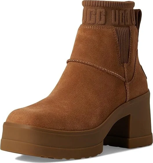 UGG Moxy Chelsea Women's Boots Chestnut : 8.5 B - Medium, Suede - Image 5