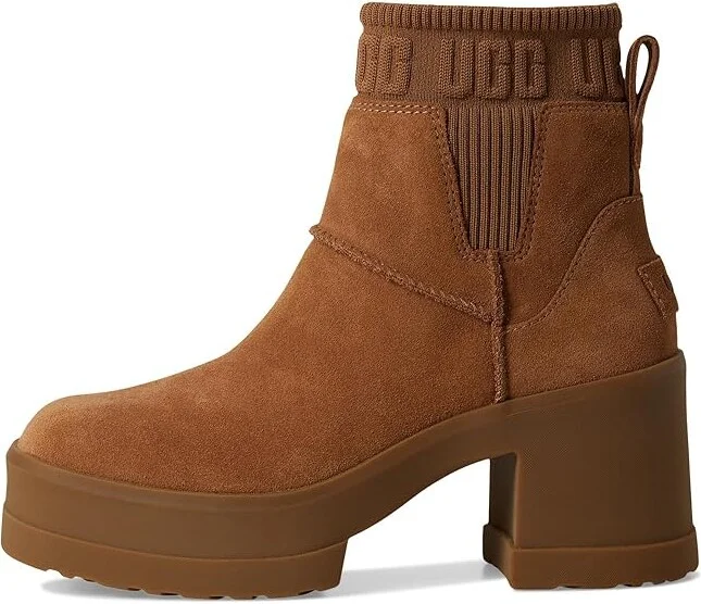 UGG Moxy Chelsea Women's Boots Chestnut : 8.5 B - Medium, Suede - Image 6