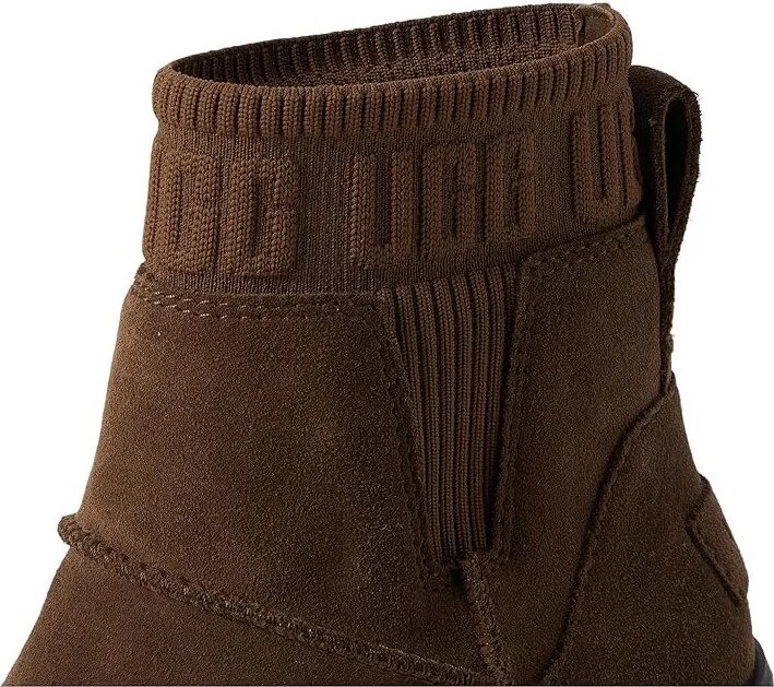 UGG Moxy Chelsea Women's Boots Dark Toffee : 12 B - Medium, Suede - Image 2