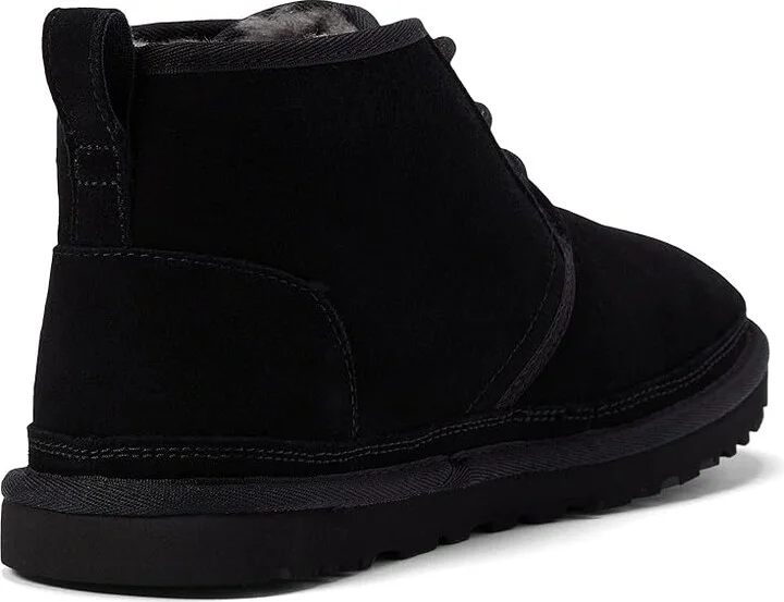 UGG Neumel Men's Lace up casual Shoes Black Suede : 7 D - Medium, Full Grain leather/Suede - Image 5