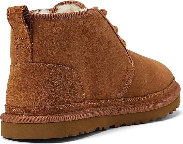 UGG Neumel Men's Lace up casual Shoes Chestnut Twinface : 5 D - Medium, Full Grain leather/Suede - Image 4