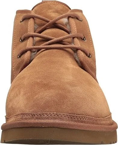 UGG Neumel Men's Lace up casual Shoes Chestnut Twinface : 5 D - Medium, Full Grain leather/Suede - Image 5